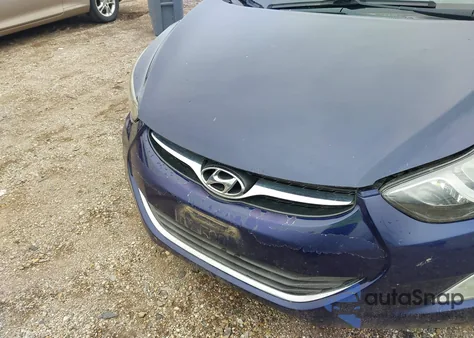 2013 Hyundai Elantra Gls from USA, damaged, VIN 5NPDH4AE1DH413355
